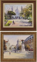 LEiLÃO ONLiNE 2 PINTURAS ORIGINAIS de MOTA URGEIRO (n.1946) ÓLEO SOBRE TELA "PRAÇA LUÍS de CAMÕES - LISBOA" e "BASÍLICA da ESTRELA - LISBOA"... : Termina 4ª Feira 18 de Setembro entre 21h30 e as 23h30