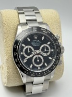 Leilão ONLiNE de ROLEX DAYTONA COSMOGRAPH Ref. 116500LN BEZEL CERÂMICA de 2018 Caixa em AÇO com 40mm... : Termina 5ª Feira 21 de Novembro entre 21h30 e as 23h30