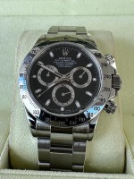 Leilão ONLiNE de ROLEX DAYTONA COSMOGRAPH Ref. 116520 BEZEL em AÇO de 2012 Caixa em AÇO com 40mm... : Termina 3ª Feira 19 de Novembro entre 21h30 e as 23h30