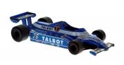 Lote 31 - Miniatura Talbot Ligier JS 17, escala 1:24, da Polistil. Notas: sinais de uso.