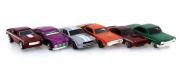 Lote 60 - Conjunto de 6 miniaturas de diversas marcas e modelos da "Hot Wheels"