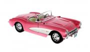 Lote 61 - Miniatura Chevrolet Corvette, 1957, escala 1:18, da Burago