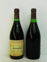 Lote 75 - 12 garrafas de Vinho Tinto, garrafas de Mariola Churrasqueira Girassol, Venda do Pinheiro Malveira, engarrafadas por E. Roseiro Lda.,Anadia, Nota: garrafas provenientes de uma garrafeira particular onde estavam armazenadas com todas as condições