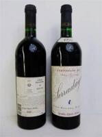 Lote 96 - 12 garrafas de Vinho Tinto, garrafas de Serradayres Vinho Regional Ribatejano de 1995, Nota: garrafas provenientes de uma garrafeira particular onde estavam armazenadas com todas as condições necessárias ao seu perfeito acondicionamento, PVP Es