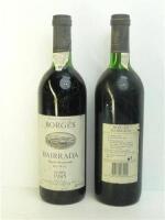 Lote 154 - 11 garrafas de Vinho Tinto Borges Bairrada, Reserva colheita de 1985, provenientes de garrafeira particular, armazenadas com todas as condições necessárias ao seu perfeito acondicionamento, PVP Estimado 200€