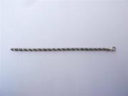 Lote 1450079 - Pulseira malha de corda com duas malhas, de prata 925 com 11,5gr e tm-20-cm