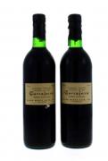 Lote 3267 - Duas garrafas de Vinho Tinto, Garrafeira, Reserva Particular, Colheita 1980, Região da Bairrada, Engarrafadas em 1986, Nº:26520-26536, Caves Monte Alto, (750ml-12%vol).  