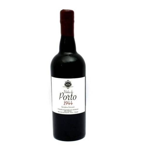 Lote 58 - Garrafa de Vinho do Porto, colheita de 1944, Garrafeira Particular, produzido e engarrafado pelo Vitivinicultor Mário Melhano, São João da Pesqueira - Douro. (750 ml).