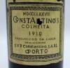 Lote 59 - Garrafa de Vinho do Porto Constantino's, colheita de 1910, envelhecido em casco, doce-aloirado. (750 ml). Rótulo danificado. À venda por 495€ em http://www.garrafeiranacional.com/1910-constantino-colheita-porto.html - 3