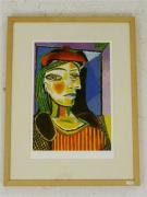 Lote 1470023 - Litografia sobre papel de Pablo Picasso, motivo figurativo, 64,5x50 cm