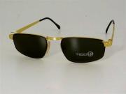 Lote 1470109 - Óculos de sol da marca TEEN UP PIAVE 100% UV , modelo rectangular, de metal, cor dourado, originais, novos de mostruário