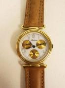 Lote 1470157 - Relógio, LATINO, mostrador com data, bracelete de pele