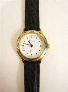 Lote 1470170 - Relógio de Senhora, LINCE, mostrador branco, bracelete de pele genuína