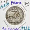 Lote 948 - Moeda de Prata de 10 ESCUDOS -1932- em Bela, com um valor de catálogo de cerca de 80 euros. - 3