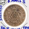 Lote 1044 - Moeda de Cobre de grandes dimensoes (37mm e 25,50g) em Soberba e muito escassa e dificil,- oeste estado,- de D. Maria ll - 1848 - XX Reis (2ª data mais antiga e valiosa da colecção), com um valor de catálogo de cerca de 200 euros. - 2