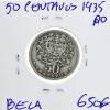 Lote 9 - Moeda de 50 centavos 1935 - Valor de Catálogo (Moedas de Portugal 2013 de Reinaldo Silva) de 650€ - estado Belo (R0) - 2