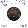 Lote 880 - Moeda de III Reis 1764 de D. José I – Valor de Catálogo (Moedas de Portugal 2013 de Reinaldo Silva) de 125€ - estado Bela (R0) - 2