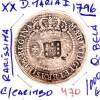 Lote 957 - Moeda ESCASSA e VALIOSA de XX RÉIS de D. MARIA I 1796 (BRASIL) em estado QUASE NOVA com valor pelo catálogo Alberto Gomes de 1000€ sem carimbo em BELA.Excelente investimento. (M0)