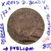 Lote 966 - Moeda ESCASSA e MUITO VALIOSA de X RÉIS de D. JOÃO V 1721 em estado SOBERBA (VARIANTE PVBLIGAE) com valor pelo catálogo Moedas de Portugal de Reinaldo Silva de 500€ em BELA.Excelente investimento. (M0) - 2