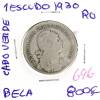 Lote 987 - Moeda de 1 Escudo 1930 de Cabo Verde - Valor de Catálogo (Moedas de Portugal 2013 de Reinaldo Silva) de 800€ - estado Bela raro assim (R0)