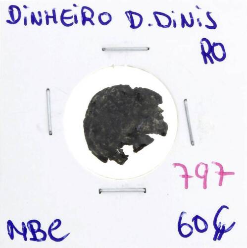 Lote 1012 - Dinheiro D. Dinis – Valor de Catálogo (Alberto Gomes de 2013) de 60€ - estado MBC (R0)