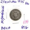 Lote 1083 - Moeda de 2,Moeda de 5 Escudos 1955 de Moçambique - Valor de Catálogo (Moedas de Portugal 2013 de Reinaldo Silva) de 85€ - estado Bela (R0)