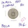 Lote 1090 - Moeda de 50 reis 1900 de D. Carlos I - Valor de Catálogo (Moedas de Portugal 2013 de Reinaldo Silva) de 30€ - estado Belo (R0)