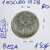 Lote 1119 - Moeda de 1 Escudo 1928 - Valor de Catálogo (Moedas de Portugal 2013 de Reinaldo Silva) de 150€ - estado Belo (R0) - 2