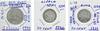 Lote 1146 - Conjunto de 3 Moedas de Alpaca: - 1 ESCUDO de 1944 MBC- e 2 Moedas de 50 CENTAVOS de 1940, BELA+ e de 1931 em BELA-, com um valor total de catálogo de cerca de 580 euros (Nota: a moeda de 1$00 de 1944 MBC vale 120 euros e Bela 900 euros, a de - 3