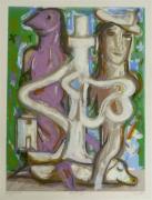 Lote 1500033 - Serigrafia sobre papel, José David, Estremoz, 164/200, com 70x65 cm, sem moldura