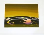 Lote 1500043 - Alfredo Luz, serigrafia colorida s/papel Fabriano, motivo "Paisagem Surrealista", edição P.A. 23/25, assinada, com 55x75cm. NOTA: Alfredo Luz é um artista de estilo surrealista, importante e conceituado. Obra não emoldurada.