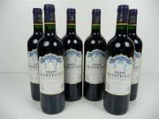 Lote 1550111 - Lote de 6 garrafas de V. Dom Martinho Tº 0.75 Lt c/ caixa de madeira, ano 2005, Alentejo. Este Lote tem um P.V.P. aproximado de 90€