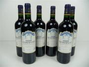 Lote 1550246 - Lote de 6 garrafas de V. Dom Martinho Tº 0.75 Lt c/ caixa de madeira, ano 2005, Alentejo. Este Lote tem um P.V.P. aproximado de 90€