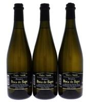 Lote 1212 - 1120 - Três garrafas de Vinho Verde Branco, Boca de Sapo, Colheita 2011 (selo garantia), Vinho Verde-Doc, Fafe, (750ml-9,5%vol).  