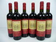 Lote 1550535 - Lote de 6 garrafas de V. Ruffino il Ducale Toscana Tº 0.75 Lt , ano 2003, região Itália. Este Lote tem um P.V.P. aproximado de 120€