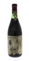 Lote 1462 - 2270 - Garrafa de Vinho Tinto, Adegas Cooperativas, Reserva, Colheita 1980, Dão-Região Demarcada, Udaca, (750ml-12%vol). Nota: Rótulo danificado.   