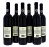 Lote 1006 - 4622 - Estojo de prestigio em madeira com seis garrafas de Vinho Tinto, Duas Quintas, Reserva, Colheita 2000, Castas: Touriga Nacional (dois terços) e Tinta Barroca, Região Demarcada do Douro, Ramos Pinto, V. N. Gaia, (750ml-13%vol) e 4 copos - 3