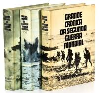 Lote 18 - Livros - Grande Crónica da Segunda Guerra Mundial. 3 volumes. Selecções do Reader's Digest