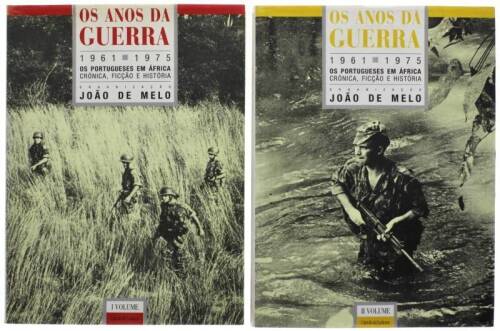 Lote 25 - Livros - Os anos da Guerra. 2 volumes de 1961 a 1975 Os Portugueses em Africa, Crónica Ficção e História. Círculo de Leitores