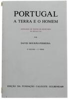 Lote 35 - Livro - Portugal a Terra e o Homem, Antologia de textos de escritores dos séculos XX por David Mourão-Ferreira, Edição da Fundação Calouste Gulbenkian