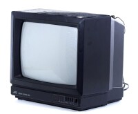 Lote 2605 - Televisão analógica marca JVC, modelo C-140 EX com ecran de 34cm. Notas: sinais de uso, sem comando