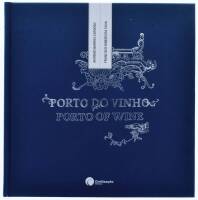 Lote 2624 - Livro "Porto do Vinho Livro Porto of Wine", de António Aires Cardoso e Francisco Ribeiro da Silva, Civilização Editora. Obra sobre o vinho do Porto e o Douro vinhateiro, com várias fotografias e ilustrações