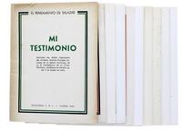 Lote 2744 - Livros - Conjunto de 11 fascículos com o Pensamento Politico de Salazar. Sendo a maioria em português mas contendo 1 em espanhol, 2 em francês e 1 em inglês.