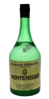 Lote 1552 - 708 - Garrafa de Aguardente Bagaceira Finíssima, Montenegro, Caves Montenegro, Barrô-Águeda, (750ml-50º). Nota: Rolha de cortiça.