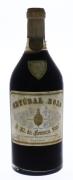 Lote 1931 - Garrafa de Vinho Moscatel, Setúbal Roxo, Colheita 1931, José Maria da Fonseca. Nota: À venda em site da especialidade €575,00 - http://www.garrafeiranacional.com/1931-moscatel-de-set.html