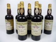 Lote 1600041 - Lote de 7 garrafas para coleccionadores, de vinho do Porto Mackenzie´s - choice old Tawny - medium rich, garrafas antigas para coleccionadores com defeitos e perdas