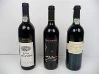 Lote 1600062 - Lote de 3 garrafas de Vinho Tinto, diferentes para coleccionadores, 1 garrafa Quinta Seara D´Ordens Douro garrafeira de 1996, 1 garrafa Quinta das Castas - Douro 1996 e 1 garrafa Fragamonte Douro, Nota: garrafas provenientes de uma garrafei