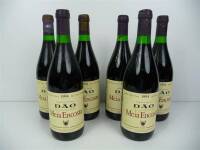 Lote 1600084 - Lote de 6 garrafas de vinho tinto - Dão - Meia Encosta - 1994, dos vinhos Borges