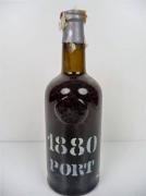 Lote 1600142 - Garrafa de vinho do Porto 1880, engarrafado pelos exportadores - António José da Silva & Cº Lda, proprietário da Quinta do Noval - Alto Douro