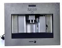 Lote 5231 - Máquina de café de encastrar FAGOR, automática 3 selecções: Expresso / Normal / Longo, 2 tipos de café: moído ou em grão,, preparação de 2 chávenas em simultâneo, 5 níveis de regulação de café, 3 níveis de regulação da temperatura da água, fun